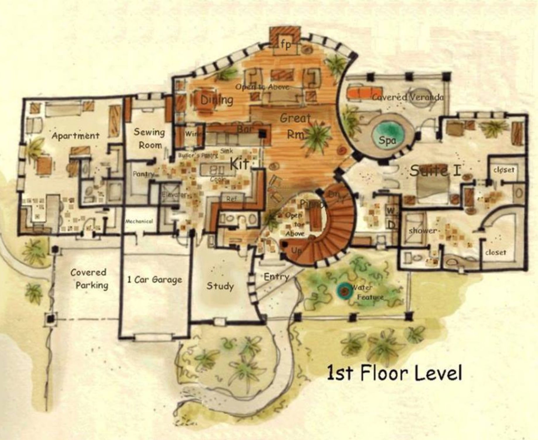 Old World House Plan Unique House Plans Exclusive Collection