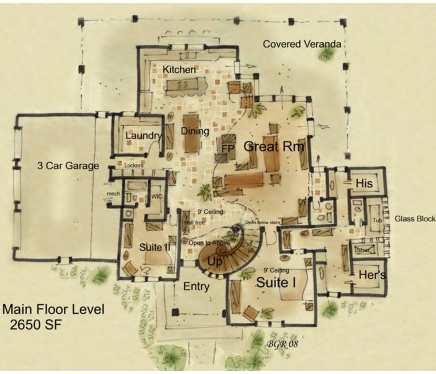 Asian Influence House Plans