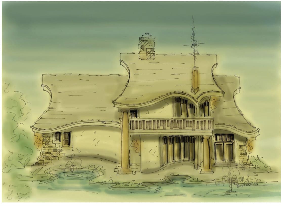 Art deco house plan, Unique house plans exclusive collection