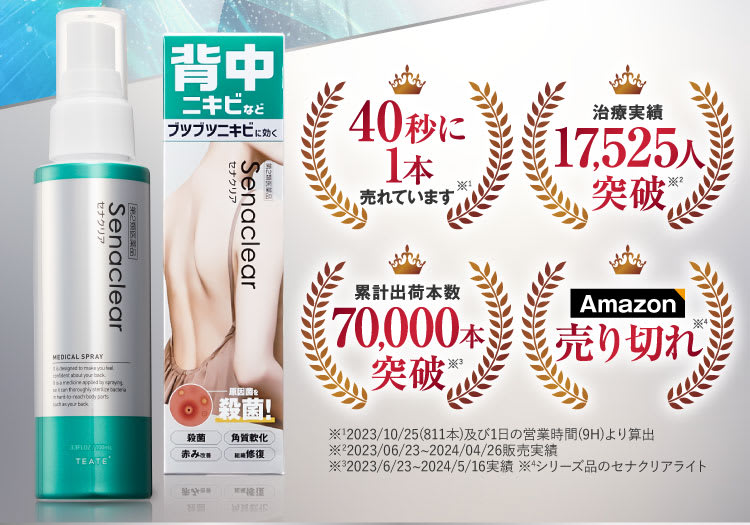 40秒に1本売れています｜セナクリア