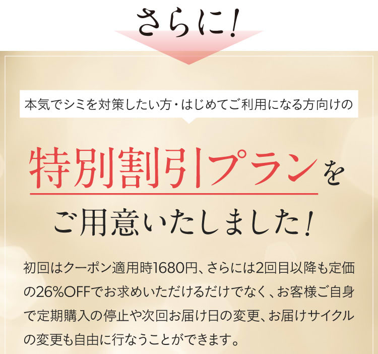 特別プランをご用意しました