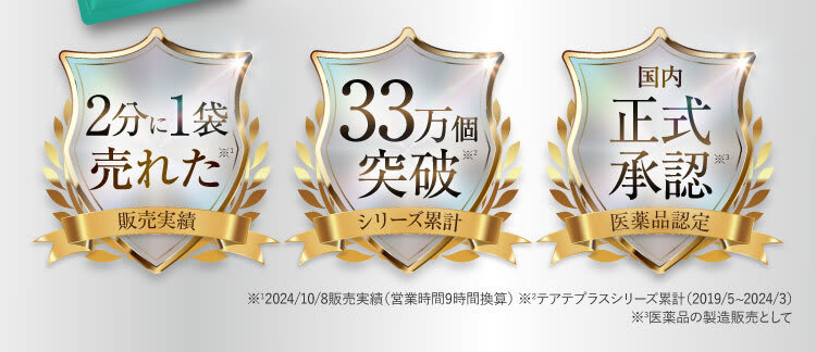 メダル3つ｜ポテンツァ錠0