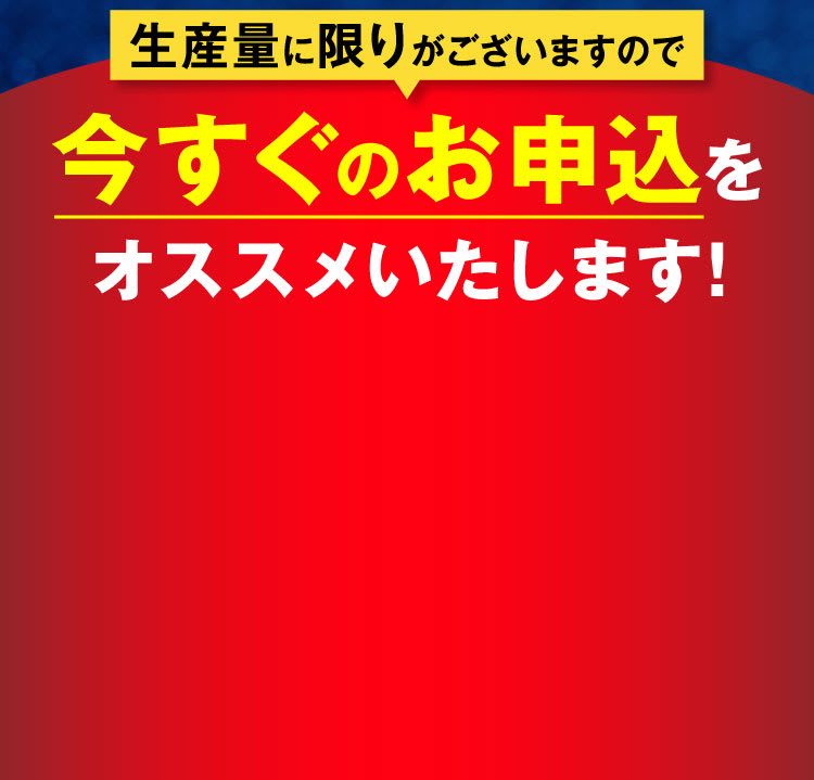 今すぐお申込をオススメいたします