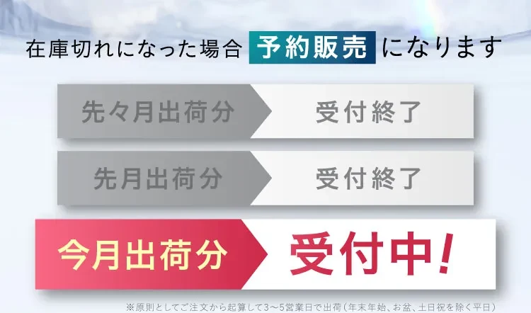 売り切れ間近完売次第終了のため、お早めにご注文をお願いします｜セナクリア