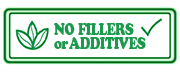 No Fillers or Additives