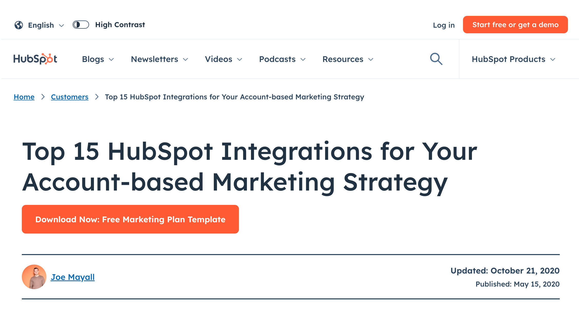 OrgChartHub named in the top 15 HubSpot integrations to complete your ABM Strategy