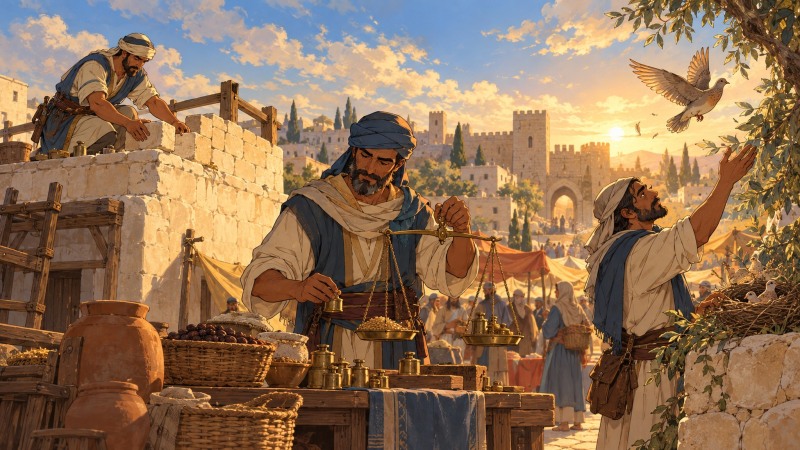 מעקה, משקלות צודקים ושילוח הקן