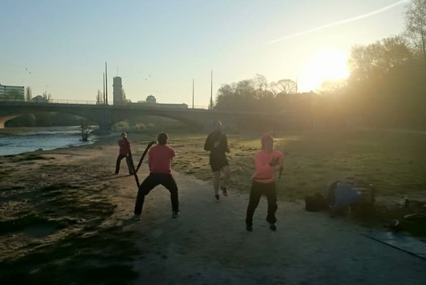 outdoor bootcamp muenchen Training mit Partner
