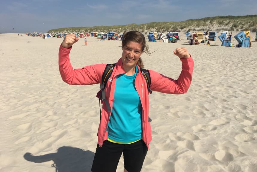 Verena Wagner liebt es draußen zu sein Verena Wagner liebt es draußen zu sein