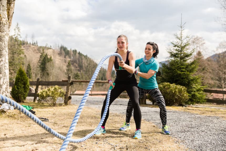 Stephanie beim Personal Training Stephanie beim Personal Training