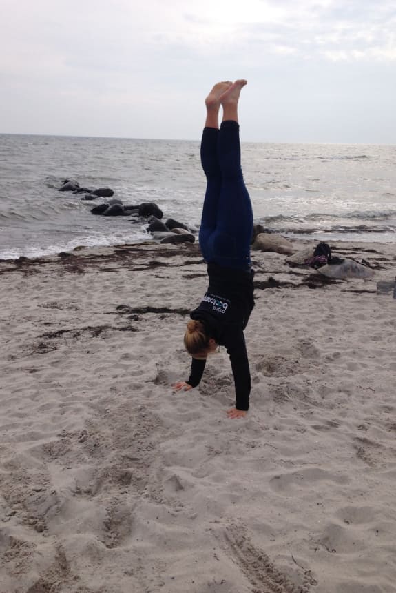 Ronja aktiv am Meer Ronja aktiv am Meer