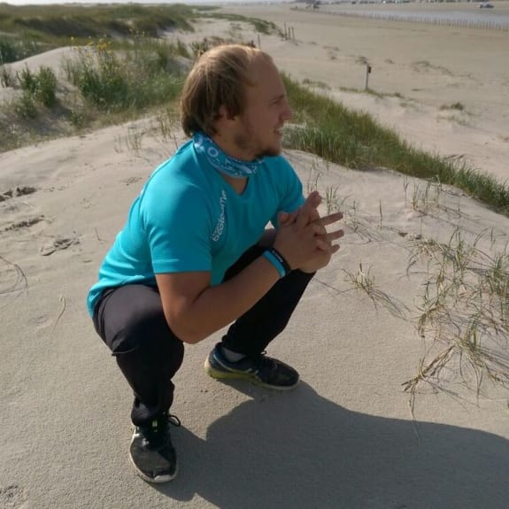 Bastian beim Outdoor Training Bastian beim Outdoor Training