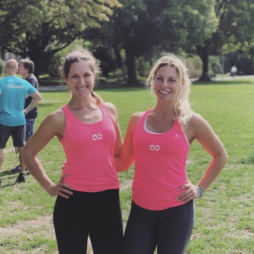 Linda Buck beim Bootcamp Training Linda Buck beim Bootcamp Training