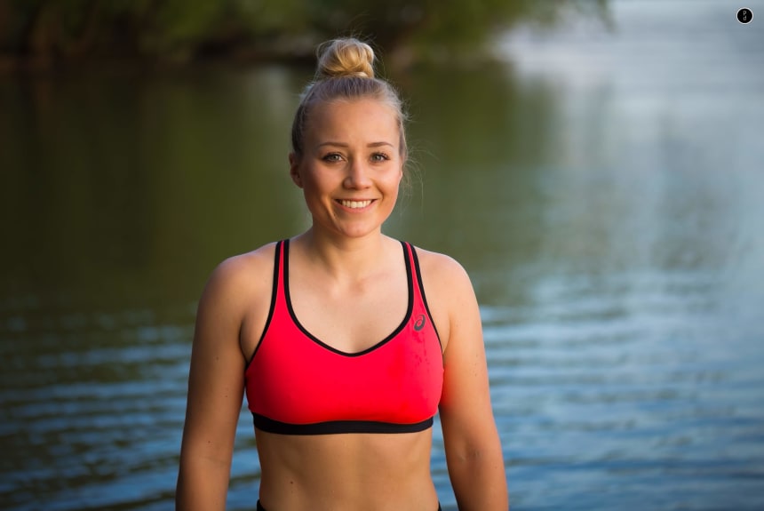 fitness outdoor koeln Sportlerin durch und durch