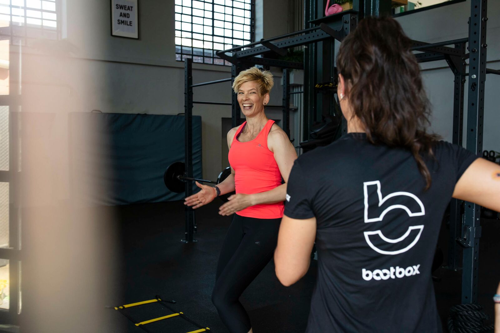 Christine Büchel beim Personal Training Christine Büchel beim Personal Training