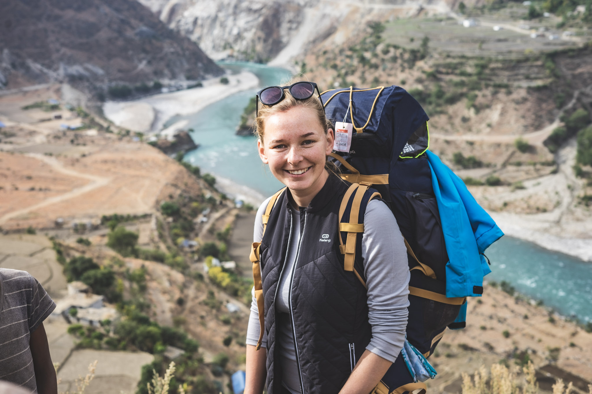 Christine Büchel im Training Besuch beim Spendenprojekt der Welthungerhilfe in Nepal