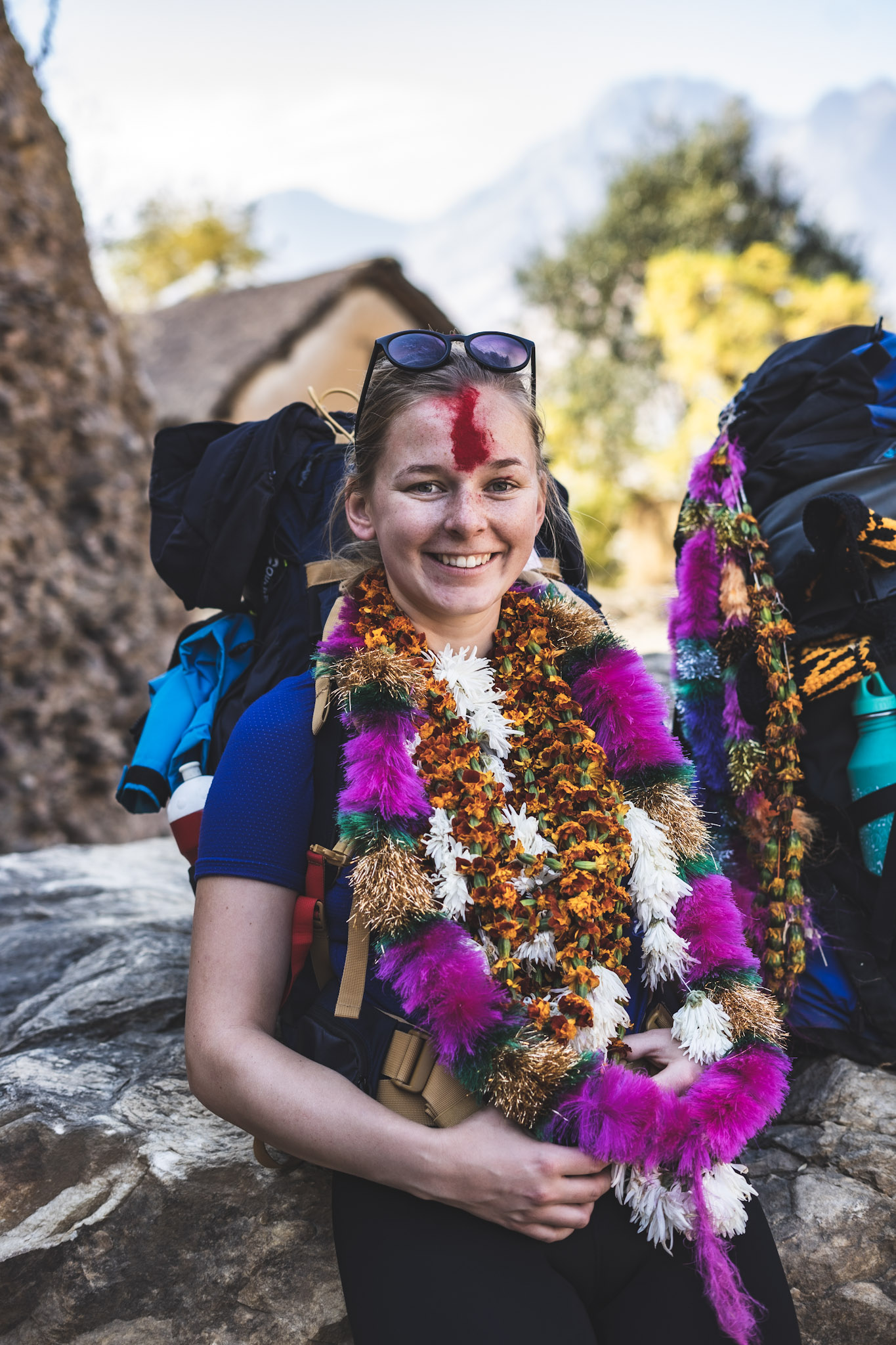 Christine Büchel Spaß am Training Gastgeschenke und viel Herzlichkeit in Nepal