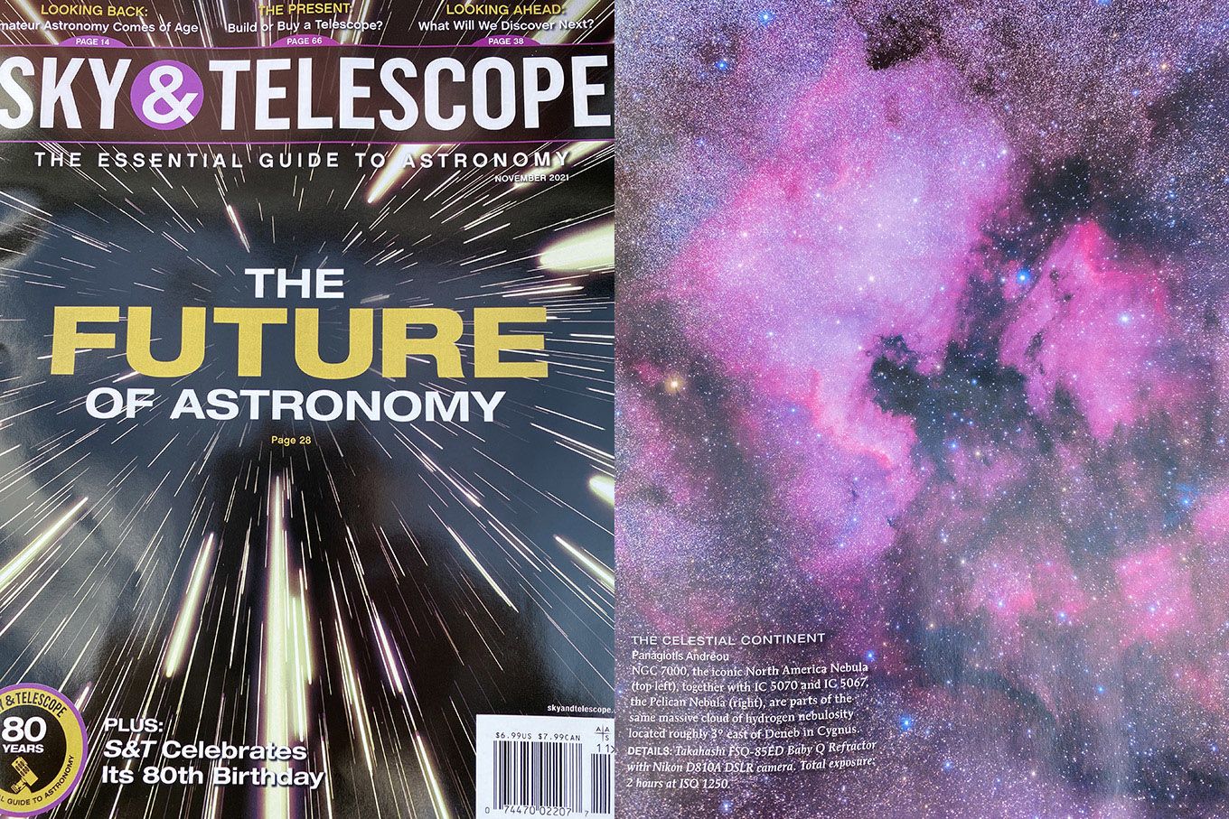 Sky & Telescope, November 2021 Issuee