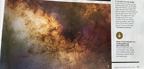 Milky Way with the Butterfly and Ptolemy Clusters, 2022 Milky Way with the Butterfly and Ptolemy Clusters, 2022