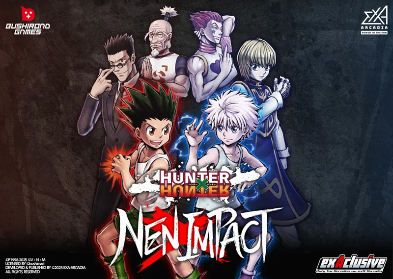 Hunter x Hunter Nen x Impact Arrives on Exa Arcadia