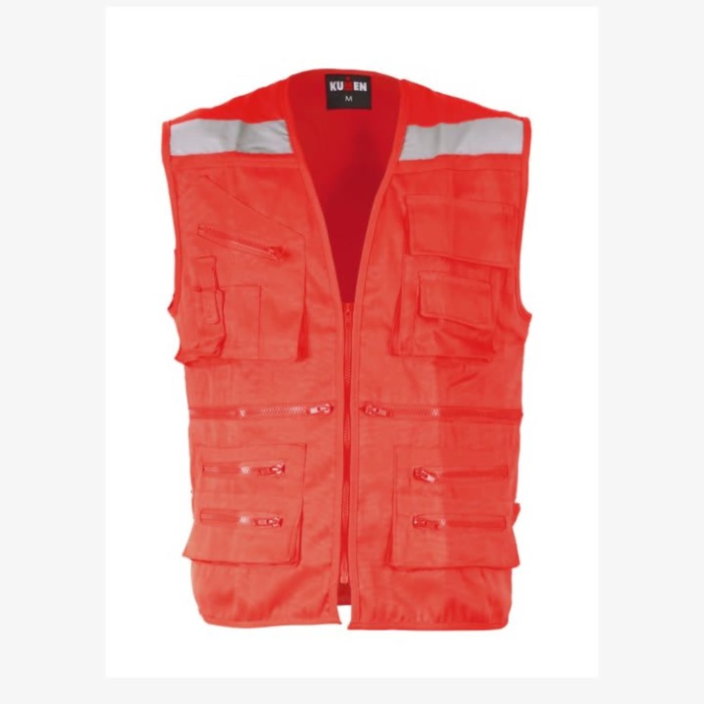 CHALECO DOBLE KUMEN ROJO