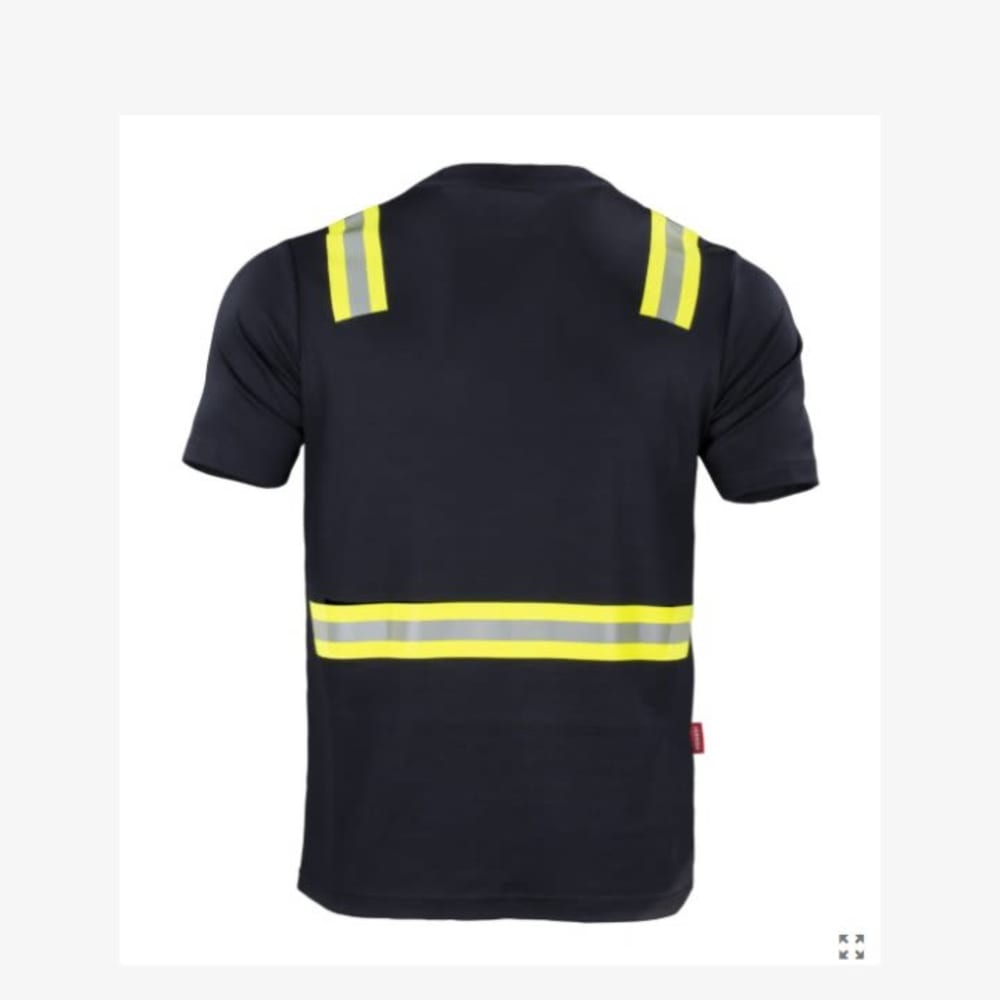 POLERA HIBRIDA DUAL HI-VIS HOMBRE MANGA CORTA