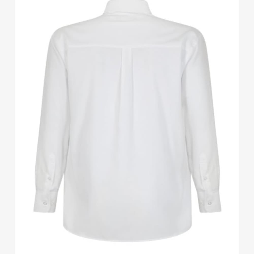BLUSA OXFORD CLASSIC MANGA LARGA MUJER