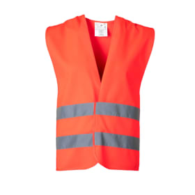 CHALECO GUARDIA ROJO ALTA VISIBILIDAD