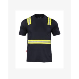 POLERA HIBRIDA DUAL HI-VIS HOMBRE MANGA CORTA
