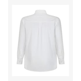 BLUSA OXFORD CLASSIC MANGA LARGA MUJER