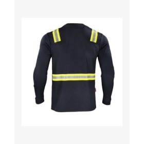 POLERA HIBRIDA DUAL HI VIS MANGA LARGA HOMBRE