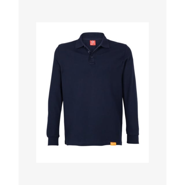 POLERA PIQUE MANGA LARGA HOMBRE 60/40