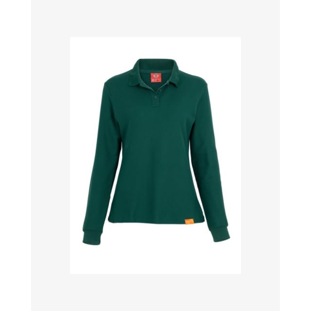 POLERA PIQUE MANGA LARGA MUJER 60% ALGODÓN 40% POLIÉSTER T WORLD