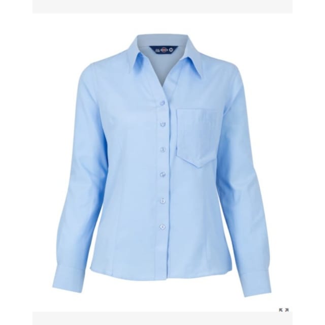 BLUSA OXFORD CLASSIC MANGA LARGA MUJER T WORLD