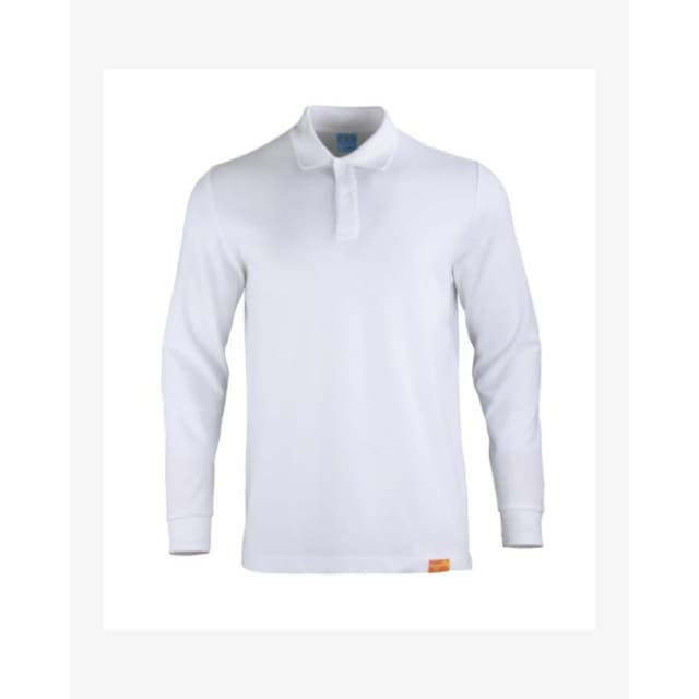 POLERA PIQUE MANGA LARGA 80% ALGODON 20% POLIESTER