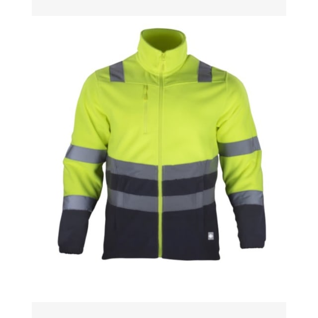 MICROPOLAR HI VIS CLASE 2 BI COLOR MANGA LARGA HOMBRE