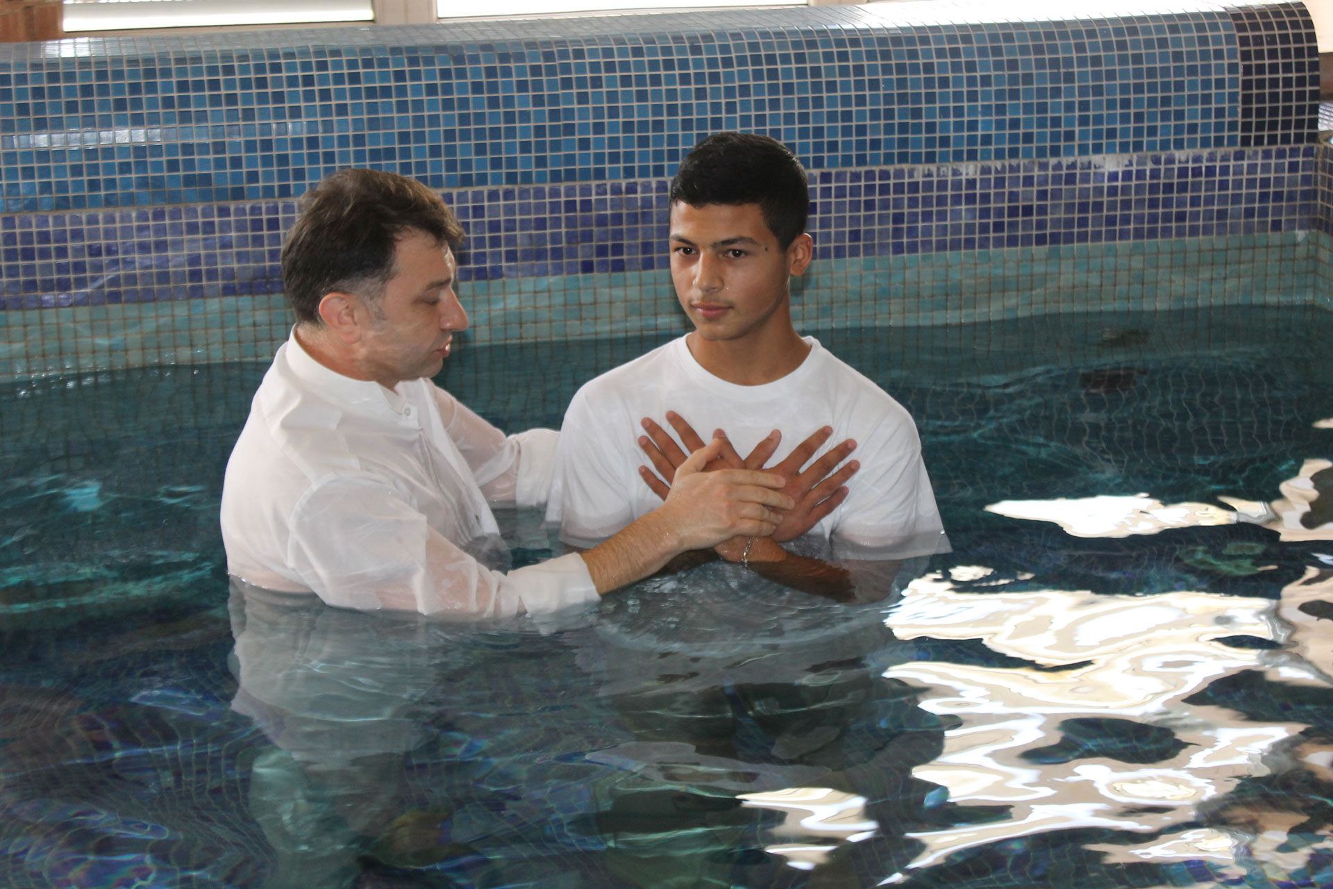 Vitaliy Getting Baptized