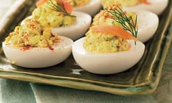 Smoked Salmon, Cream Cheese, and Dill-Stuffed Eggs  – Kosher Recipes | OU Kosher Certification – OU Kosher Certification
