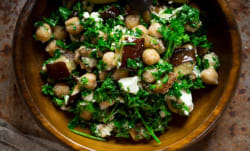 Feta, Eggplant, and Garbanzo Bean Salad – Kosher Recipes | OU Kosher Certification – OU Kosher Certi