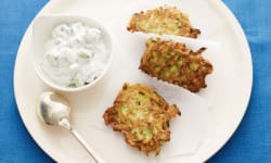 Zucchini Latkes for Chanukah with Tzatziki – Kosher Recipes | OU Kosher Certification – OU Kosher Ce