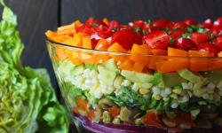 Luscious Layered Salad – Kosher Recipes | OU Kosher Certification – OU Kosher Certification