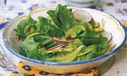 Mushroom, Radish, and Bibb Lettuce Salad with Avocado Dressing – Kosher Recipes | OU Kosher Certific