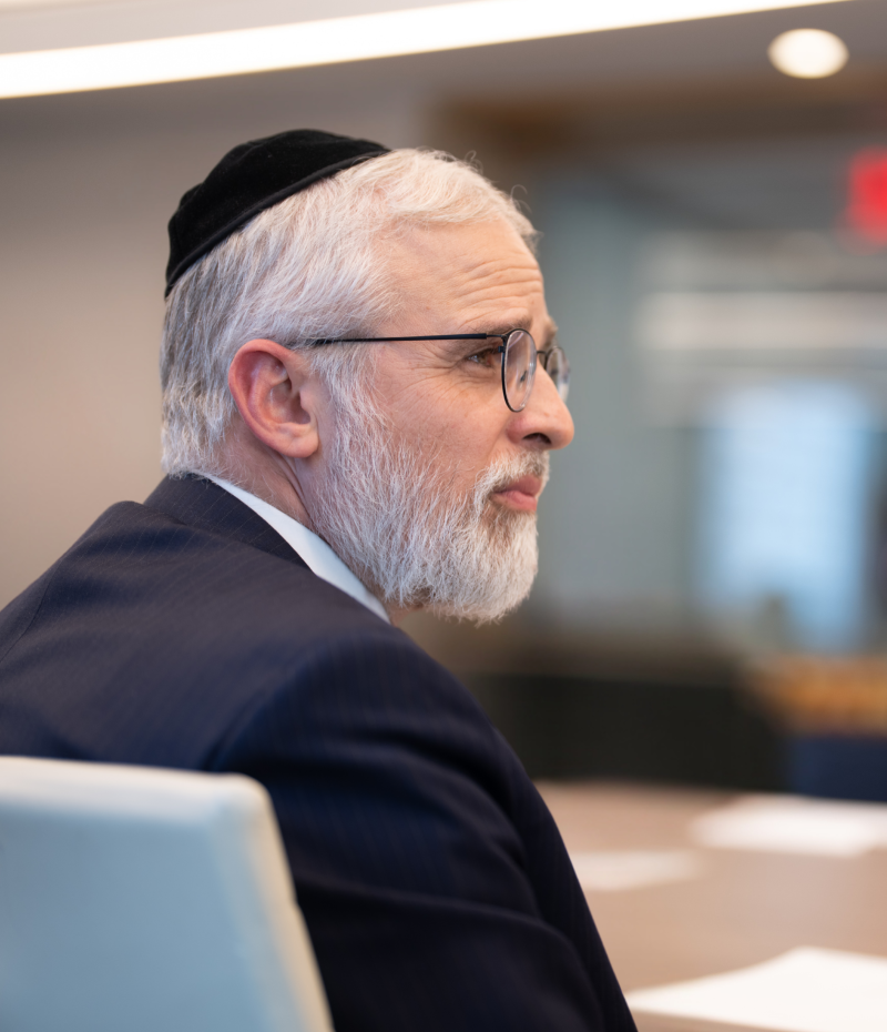 Rabbi Moshe Hauer portrait