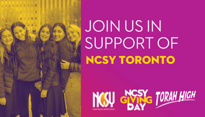 NCSY Toronto/GTA Giving Day 2022 