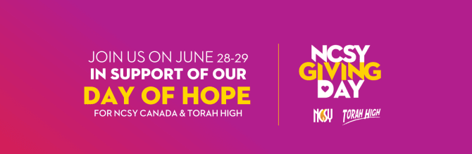 NCSY Canada Day of Hope 2021