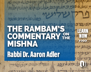 Rambam's Commentary on the Mishna