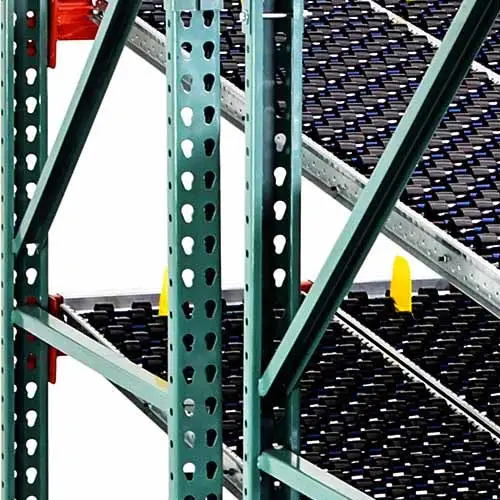 Green Background Carton Rack Rack Carton Flow – Ortsa Racks
