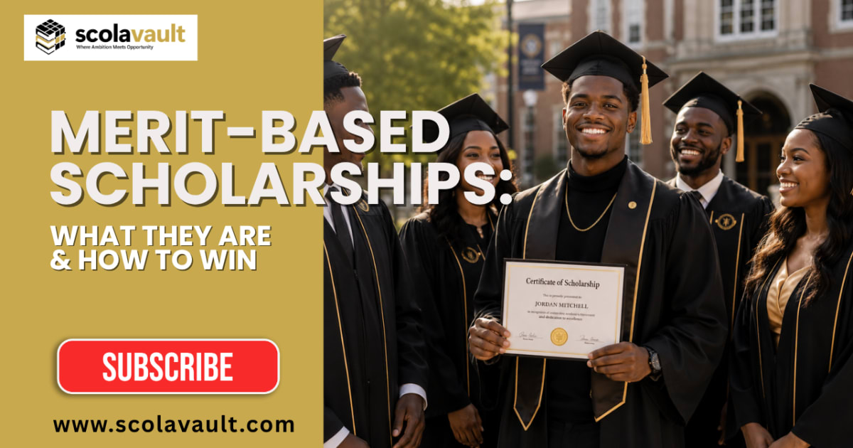 Merit-Based Scholarships: What They Are and How to Win One