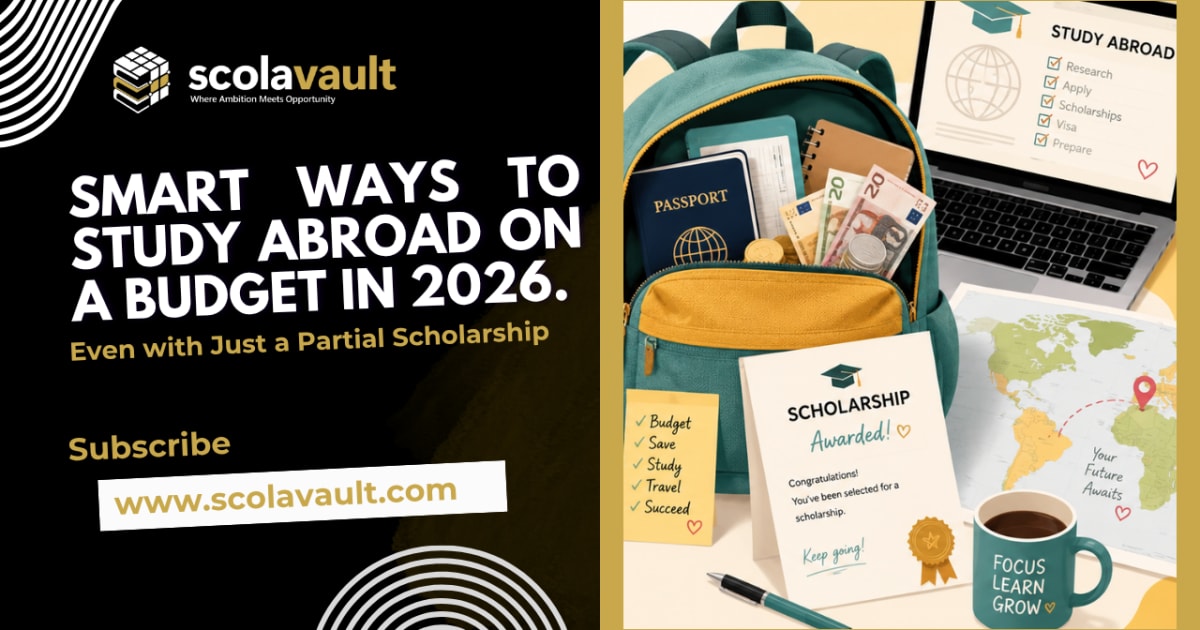 Smart Ways to Study Abroad on a Budget in 2026. Even with Just a Partial Scholarship