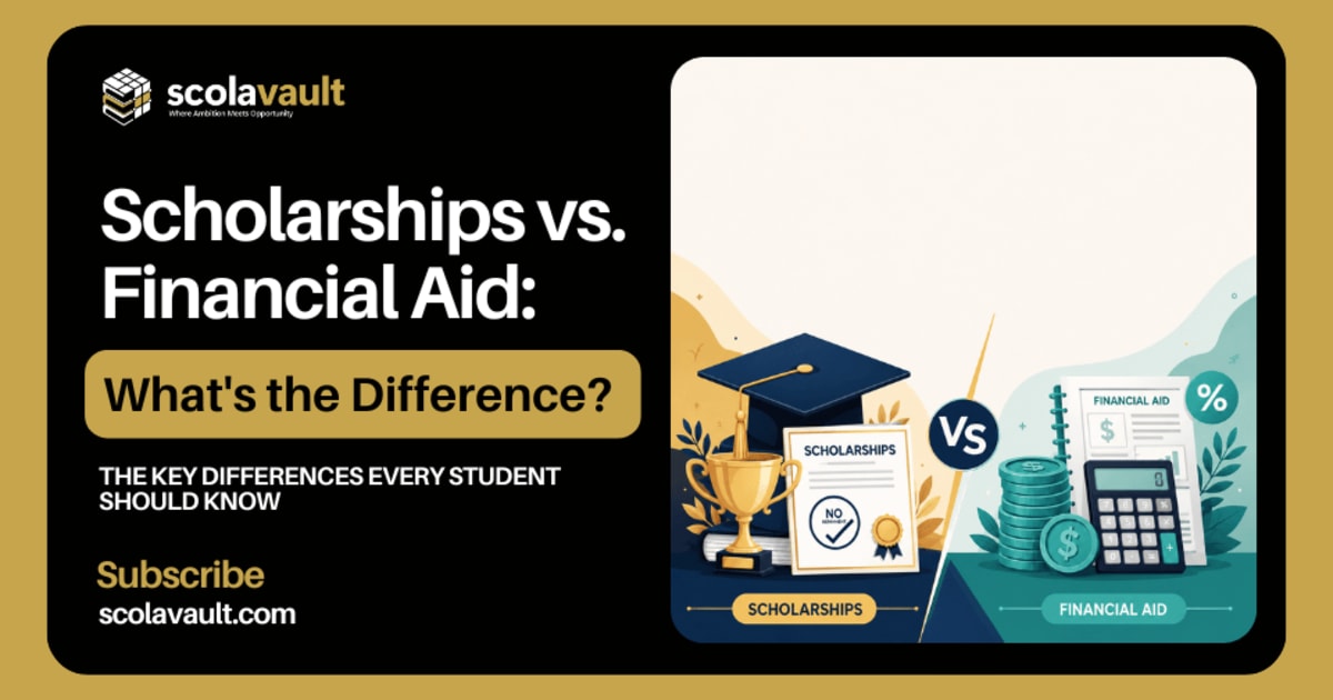Scholarships vs. Financial Aid: What's the Difference?